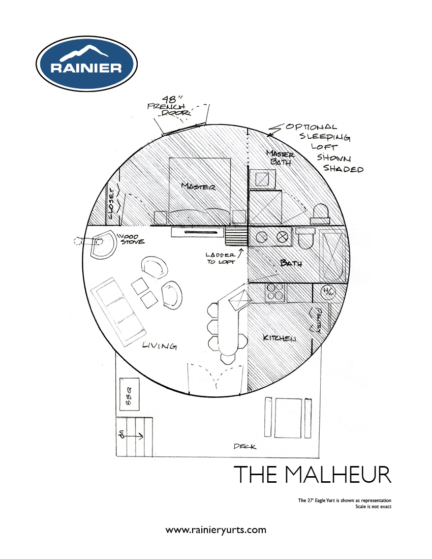 Yurt Floor Plans Rainier Yurts