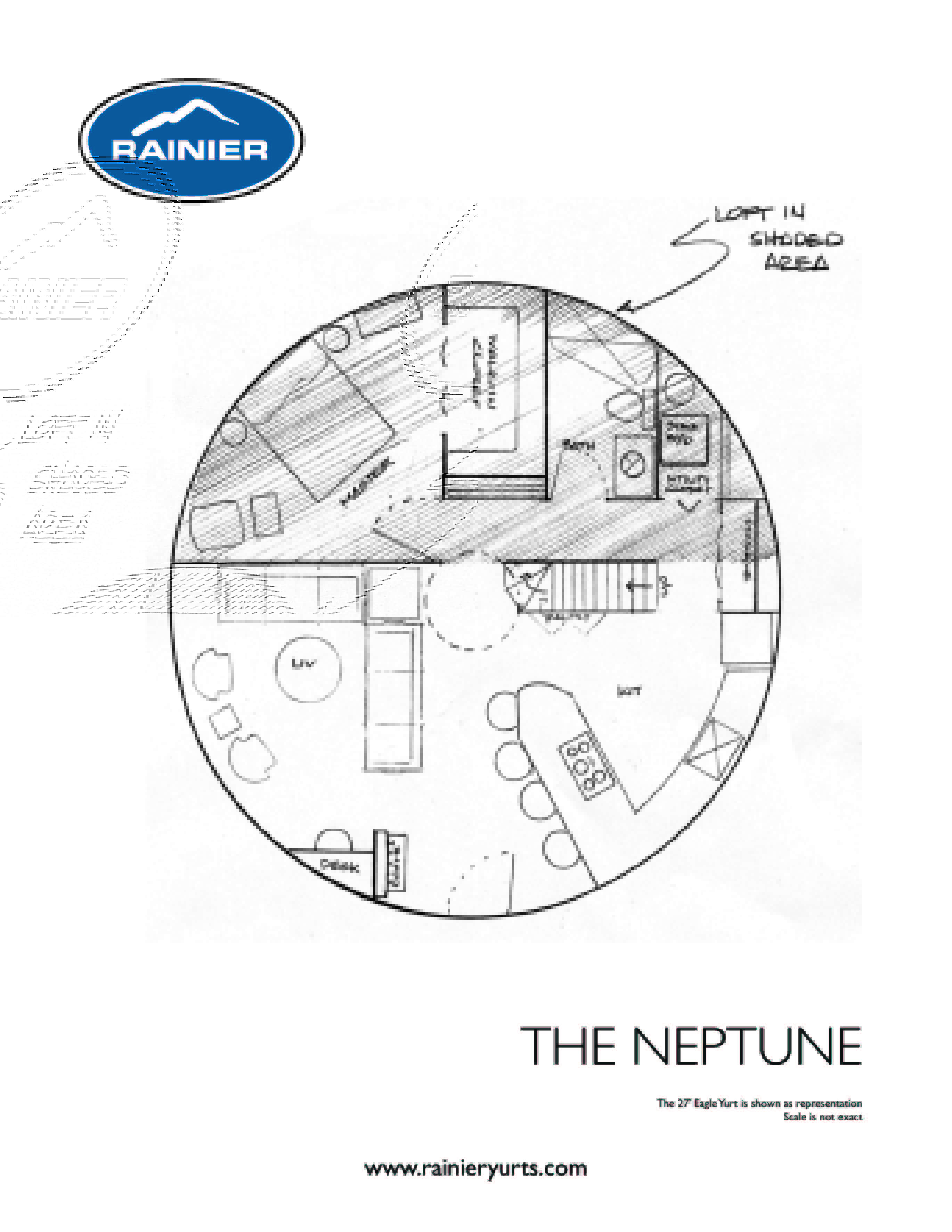 Yurt Floor Plans Rainier Yurts
