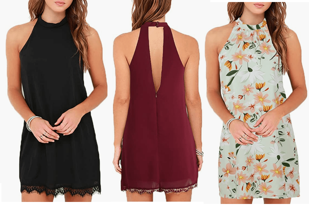 Halter Dress Raining Deals