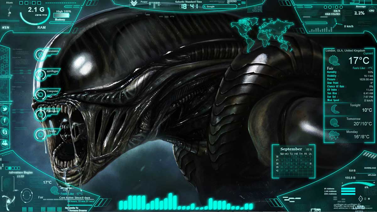 Rainmeter neon clock vametpdf