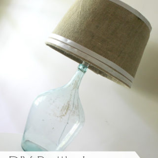 How to Make a Lamp Out of a Bottle