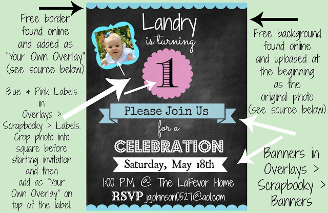 DIY Picmonkey Invitation