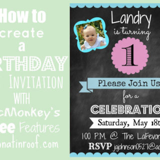 How to Create an Invitation with Picmonkey