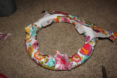 DIY Lilly Pulitzer Inspired Wreath