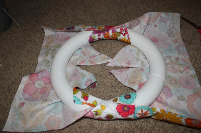 DIY Lilly Pulitzer Inspired Wreath