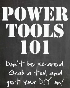 Great guide for the basics of using a drill and seeing what all it can do! Power Tools 101: How to Use a Drill via RainonaTinRoof.com