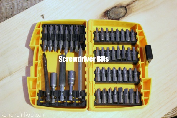 How to Use Screwdriver Bits in a Drill - Rain on a Tin Roof