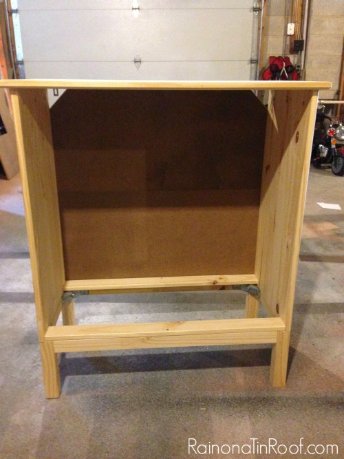 IKEA Tarva Hack: Turn It Into a Drink Bar via RainonaTinRoof.com 