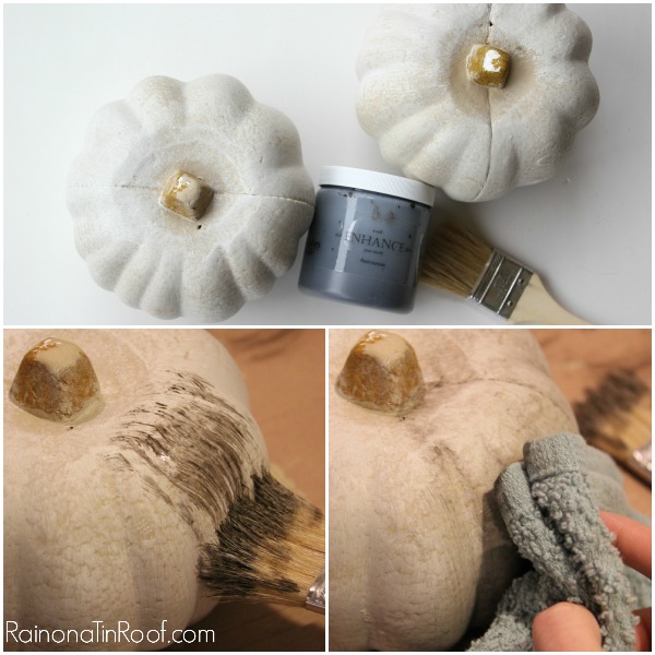 DIY Aged Pumpkins