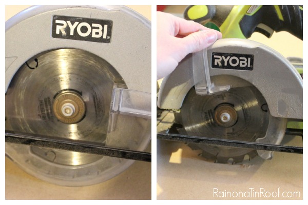 Circular Saw Blade Guard and How It Works - Rain on a Tin Roof