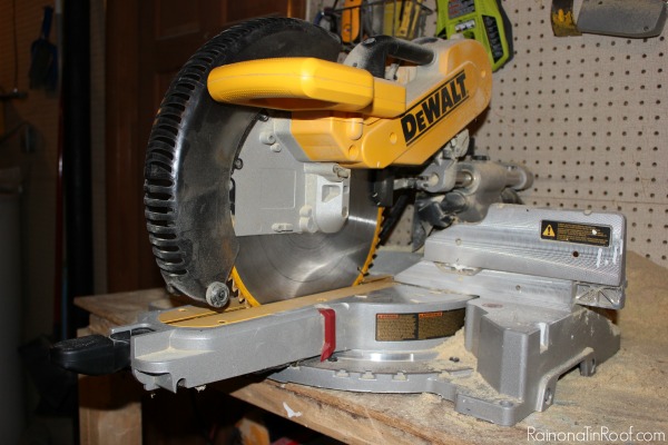 What Is a Miter Saw Used For - Power Miter Saw - Rain on a Tin Roof