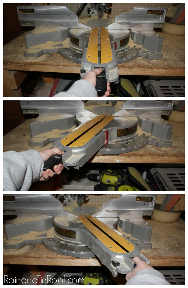 Using a Miter Saw - Adjusting the Angle - Rain on a Tin Roof