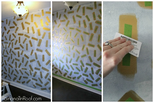 Easy Confetti Accent Wall