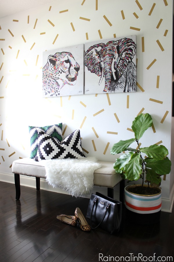 Confetti Style Entryway: Spring Home Tour