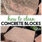 Wow! Gotta check this cleaning method out! How to Clean Concrete Blocks