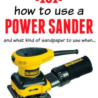 The basics of how to use a sander and what all it can do - How to Use a Sander