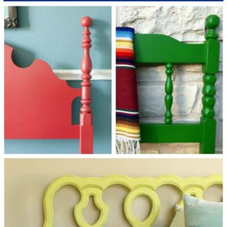 Simple and Easy Bed Makeovers and Hacks - All were done with a paint sprayer to cut down on time and give a flawless finish!