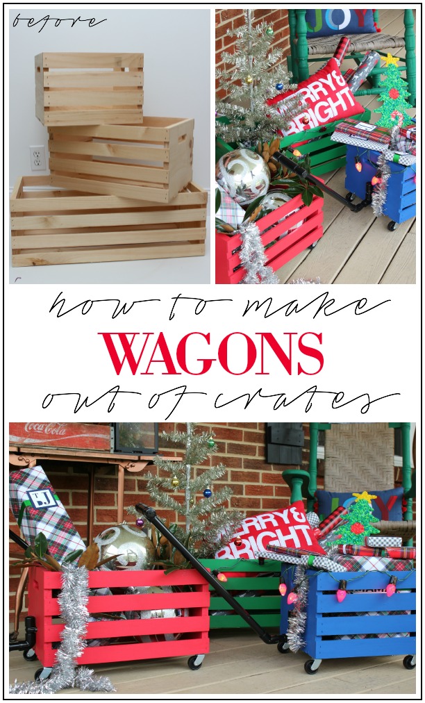 How to use prefab crates to make wagons