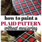 That table is PAINTED - she PAINTED on that plaid pattern and it actually looks really easy. She even tells you how to do it without having to measure anything! How To Paint a Plaid Pattern | Furniture Makeovers | Furniture Painting | DIY Projects | Painting Patterns