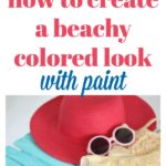 Oh my goodness! If you love the beachy washed out look in home decor, then you have to see this! It's so easy! How to Create a Beachy Colored Look with Paint | Beach Decorating | Nautical Decor | Ocean Living | Beach Living | Aqua | Furniture Makeover