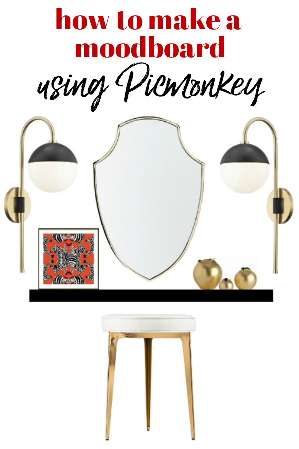 Learn how to make a moodboard using Picmonkey