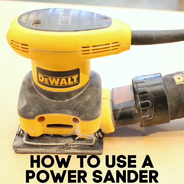 How to Use a Sander