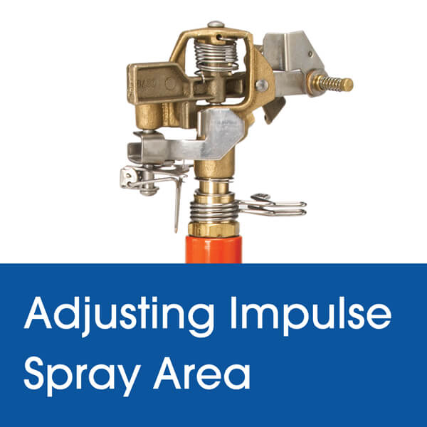 Adjusting the Spray Area on a Impulse Sprinkler Dramm Lawn & Garden