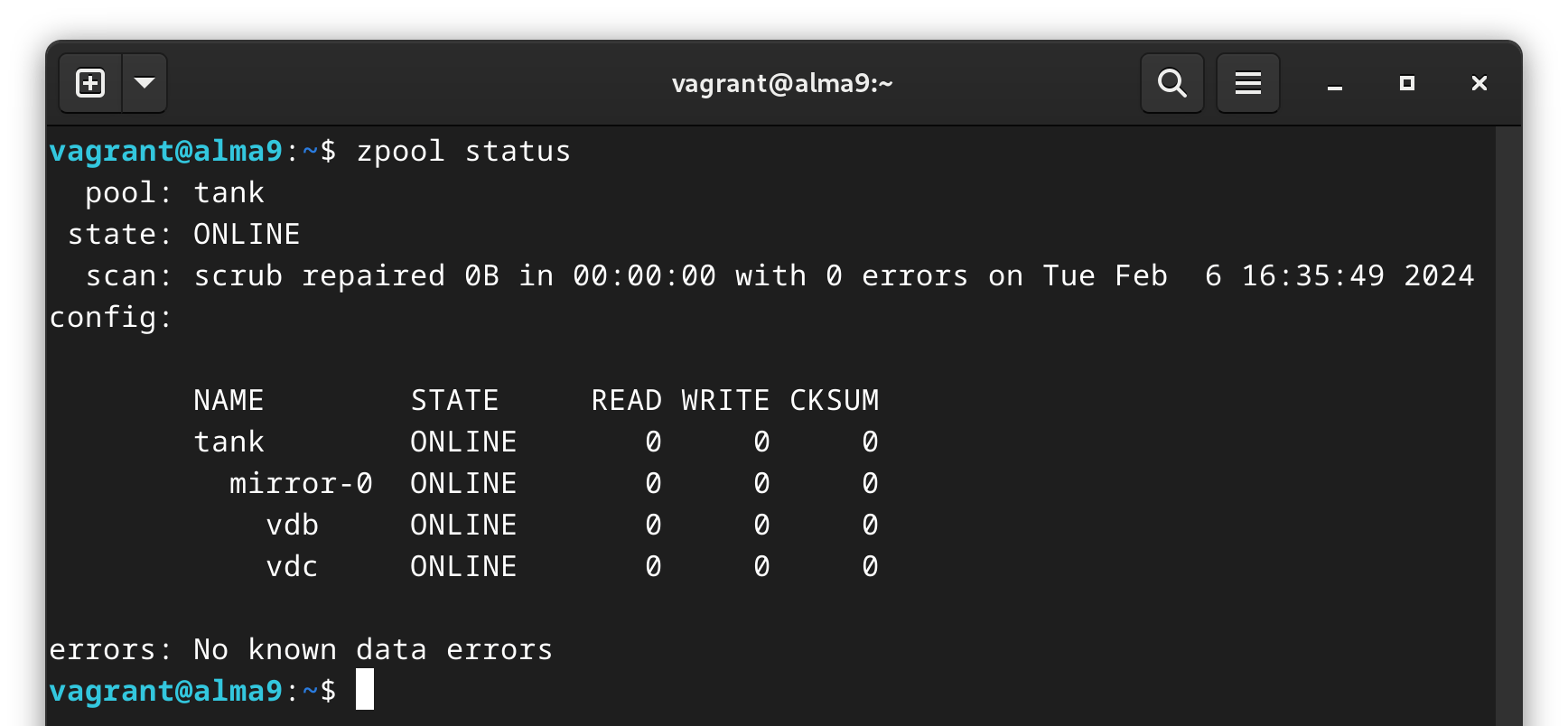 Rair Dev ZFS and SMART Warnings via Ntfy