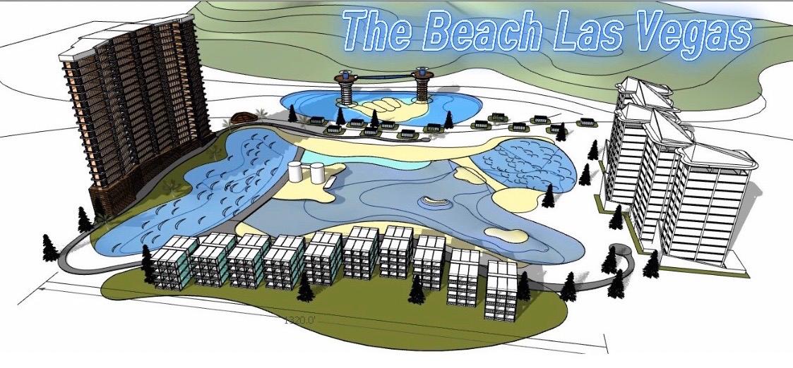 The Beach Las Vegas Raised Water Research