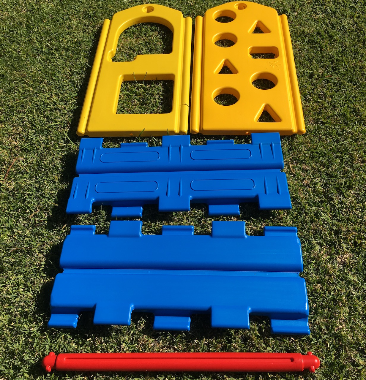 Kids Outdoor Play Gym MAXI CLIMBER With Two Steps/Slides And One Water