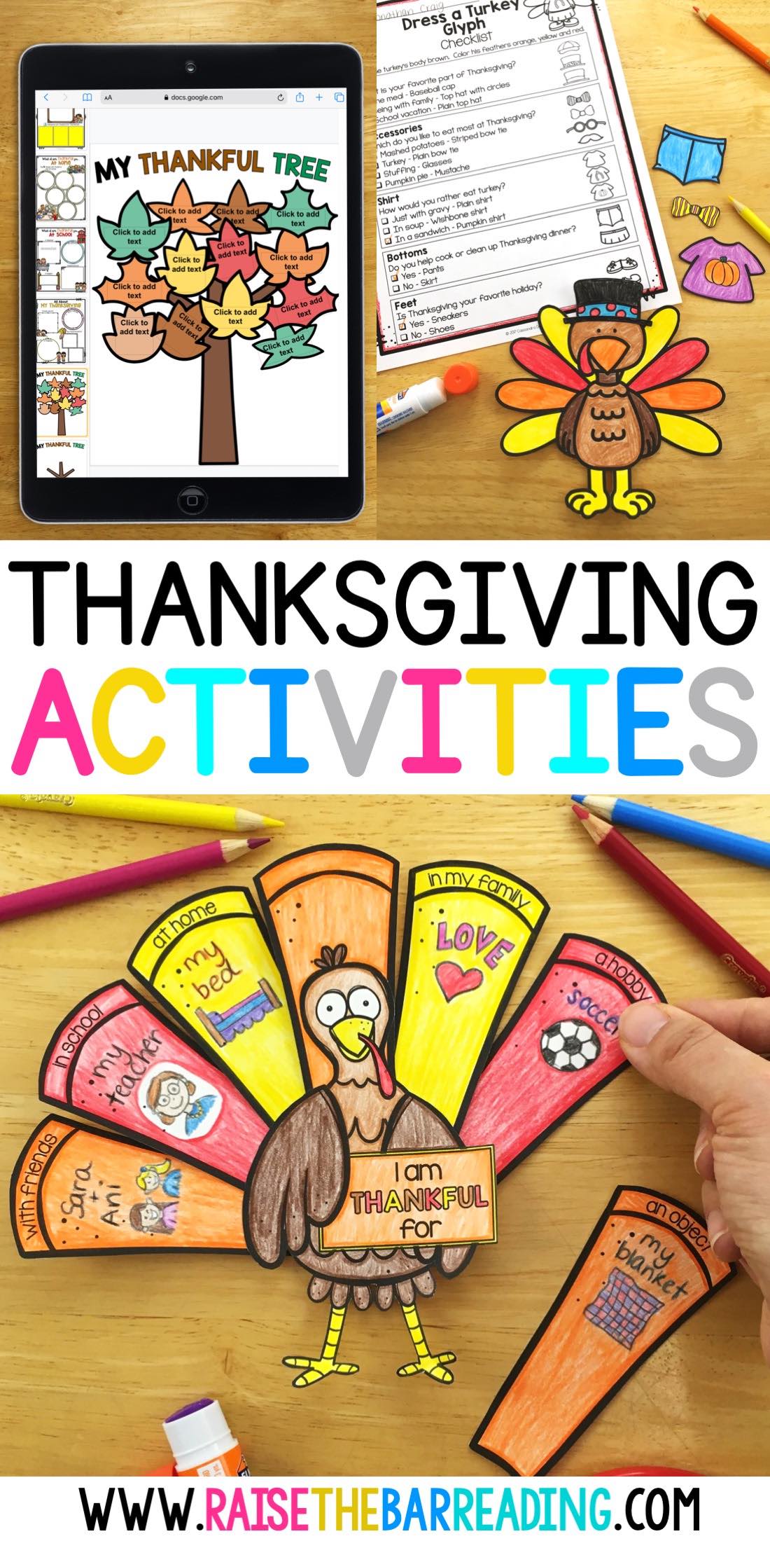 Thanksgiving Activities for Elementary Students Raise