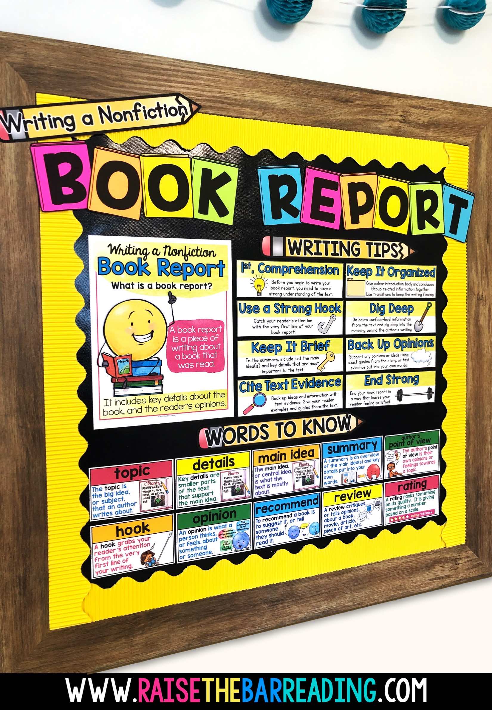Nonfiction Book Report Templates and Ideas for 3rd, 4th and 5th Grade