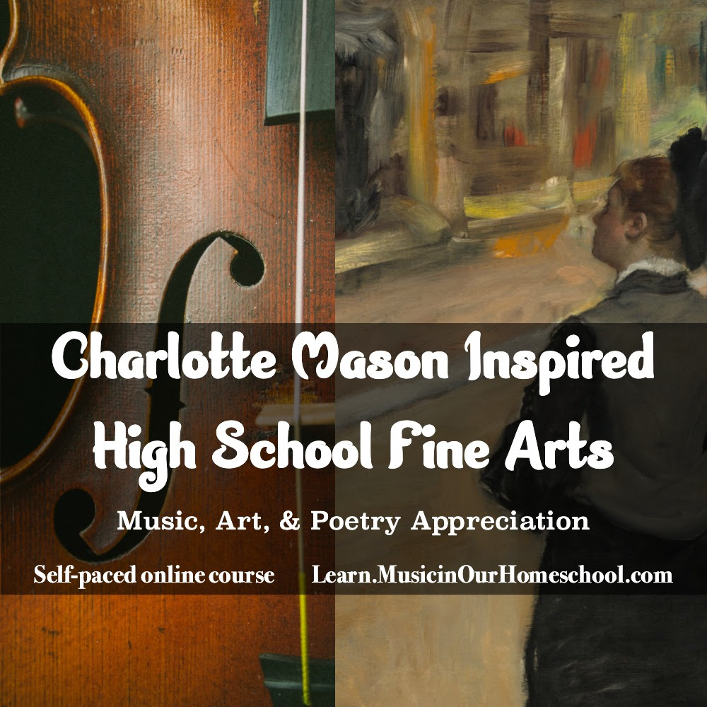 Homeschool Fine Arts Credit (a Charlotte Mason Inspired Approach)