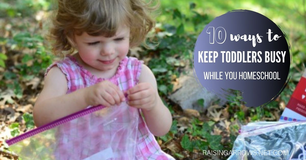 10 Ideas to Keep Toddlers Busy During Homeschooling