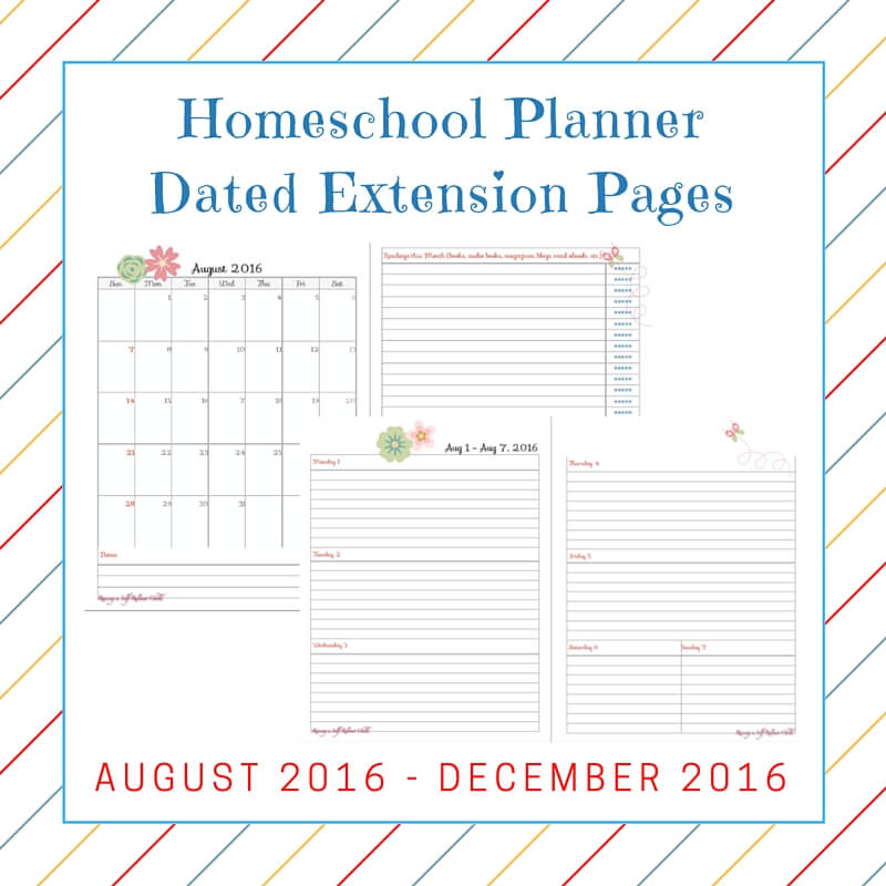 Free Homeschool Planner Pdf North Florida Home School