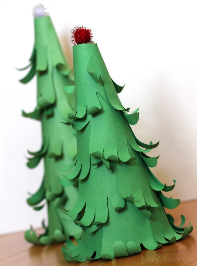 Easy 3D Handprint Christmas Tree Craft