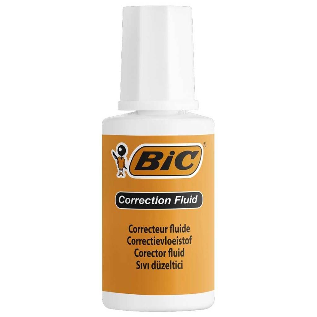 BIC Correction Fluid Raisons Distributors Ltd