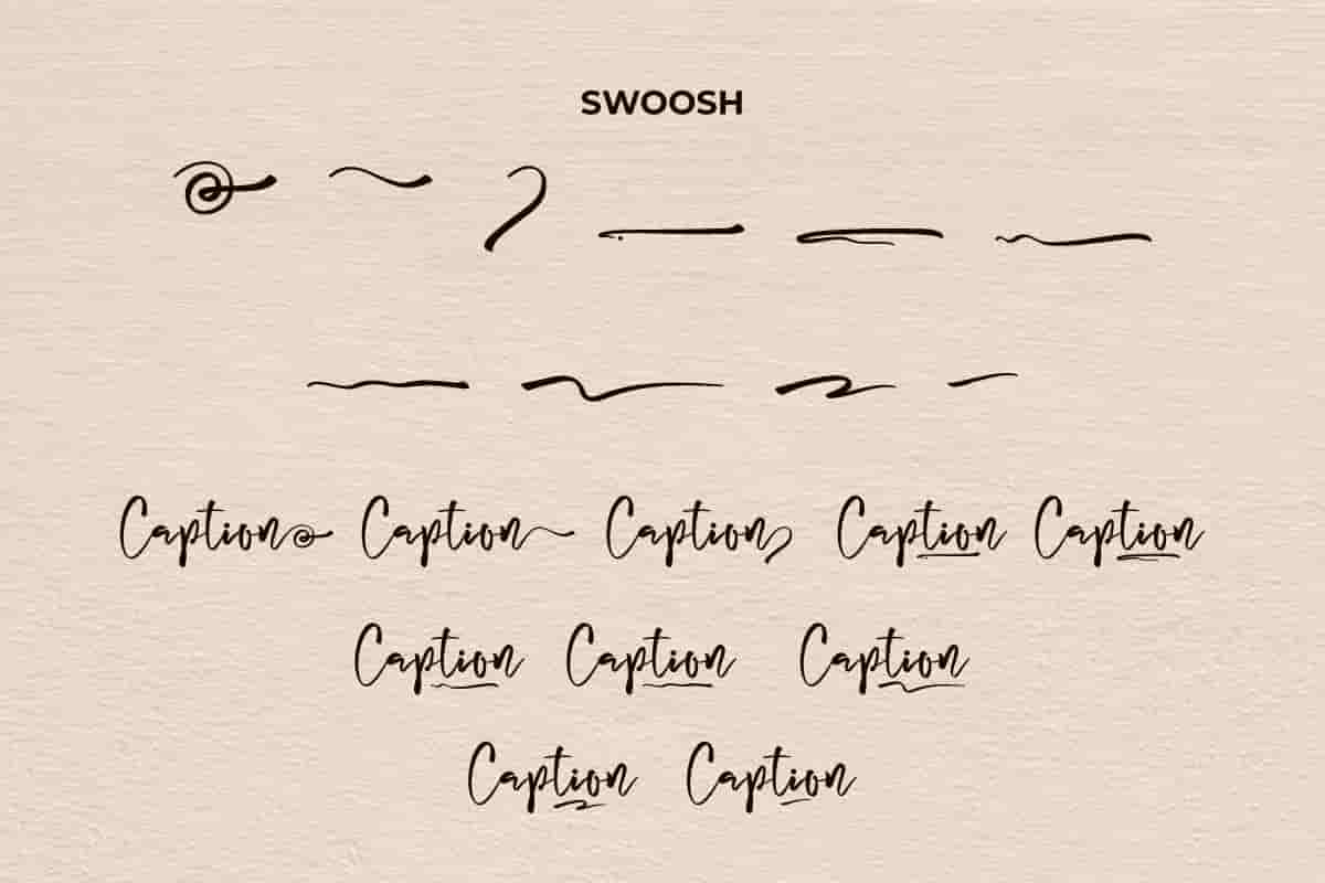 Caption Handwritten Font by Rais Project Studio