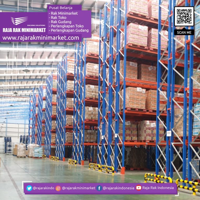 DOUBLE DEEP PALLET RACKING SYSTEM Rak Gudang Heavy Duty Warehouse Rack Rak Minimarket