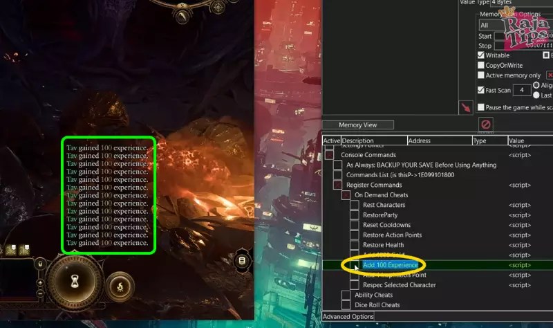BG3 Cheat Engine Tutorial