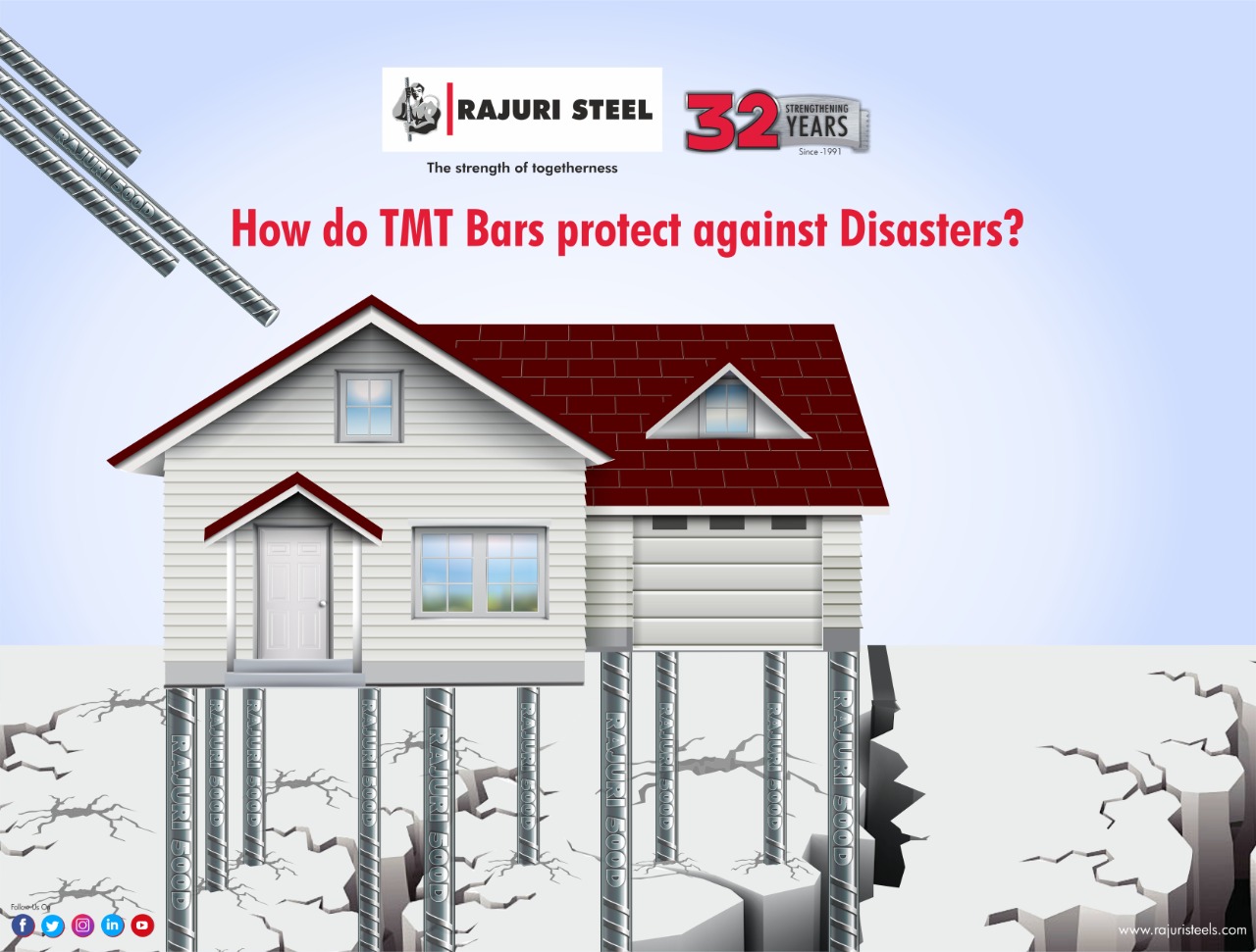 Construction Vs. Natural Disasters How do TMT Bars Protect? Rajuri
