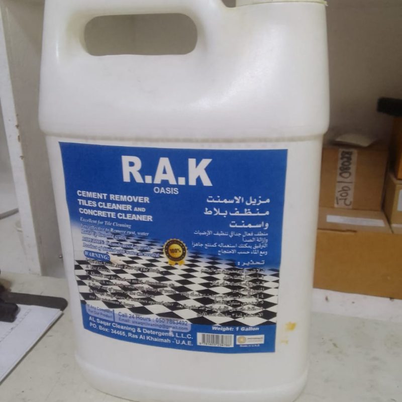 RAK Cement Remover Tile Cleaner Concrete Cleaner RAK CHEMICALS