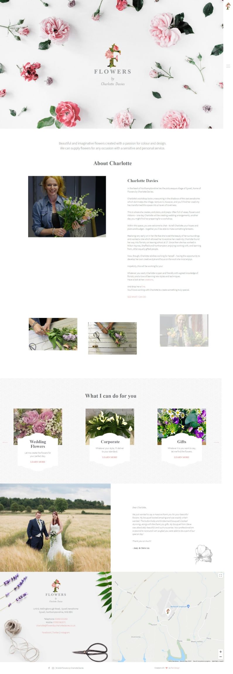 Flowers by charlotte davies Rakdesign