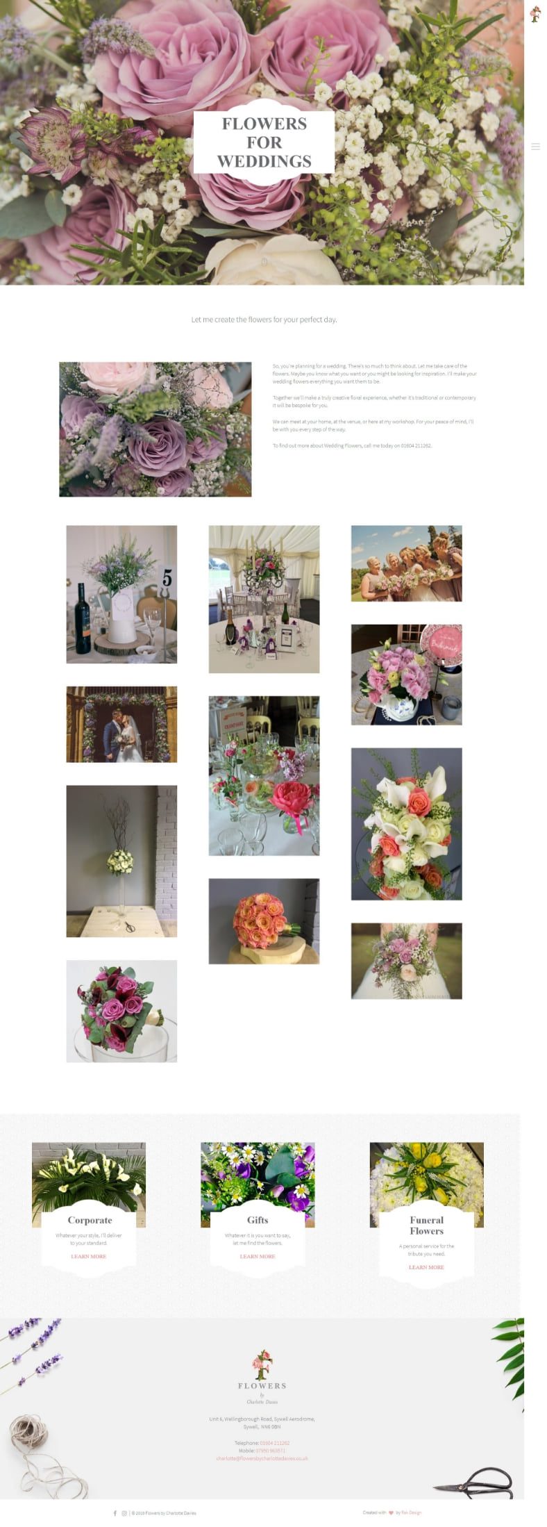 Flowers by charlotte davies Rakdesign