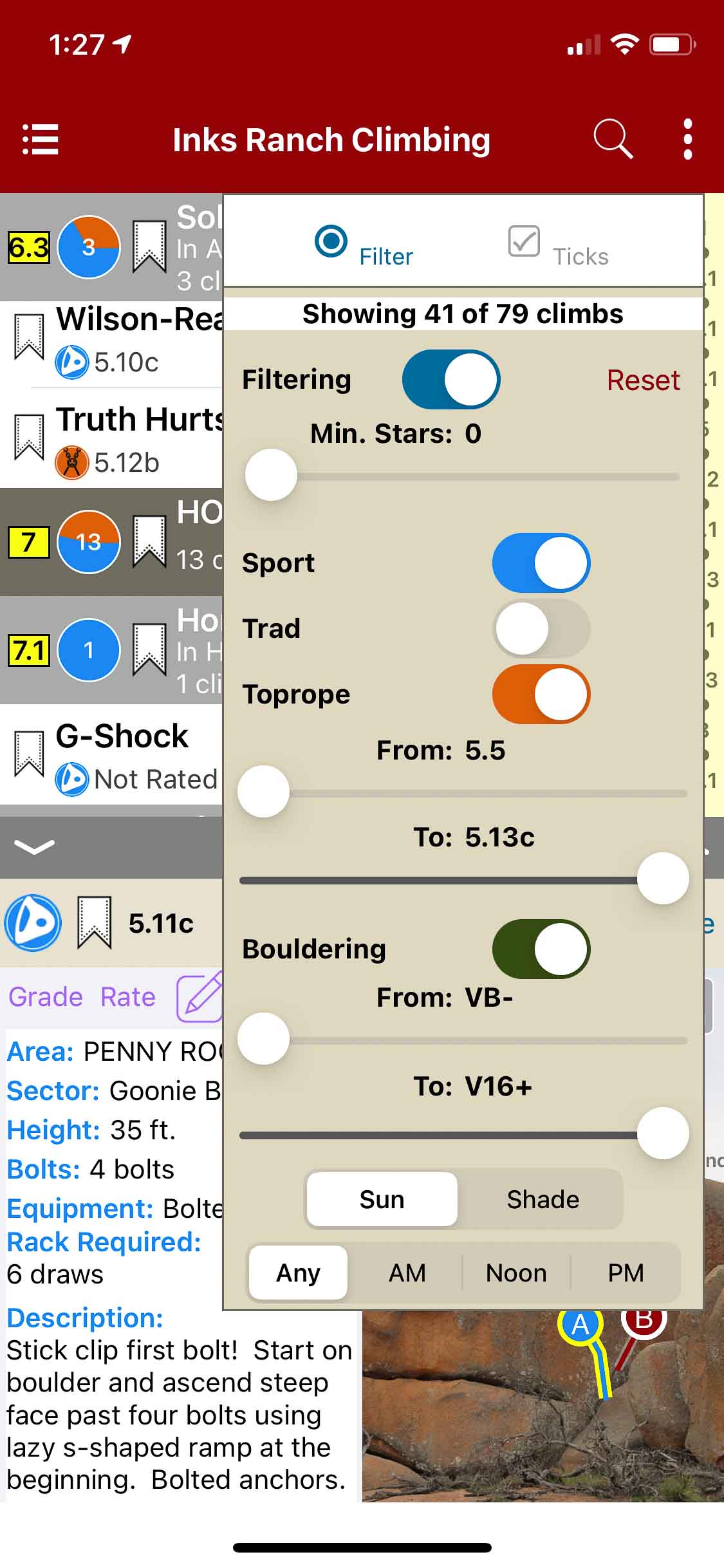 Inks Ranch Texas Rock Climbing Guidebook