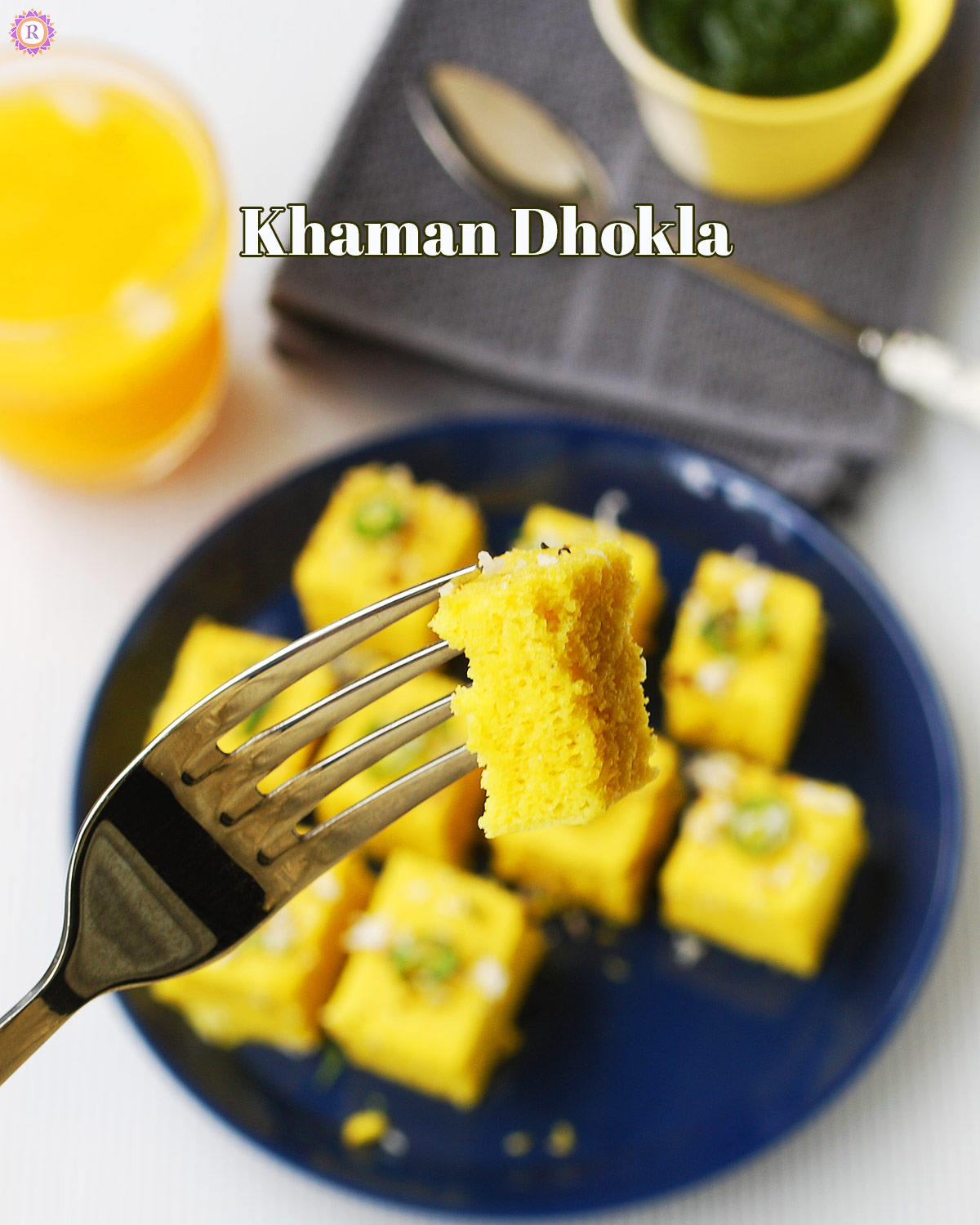 Khaman Dhokla Recipe Khaman Raks Kitchen