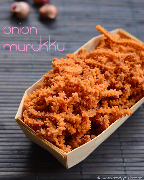 Onion murukku recipe Diwali snack recipe Raks Kitchen
