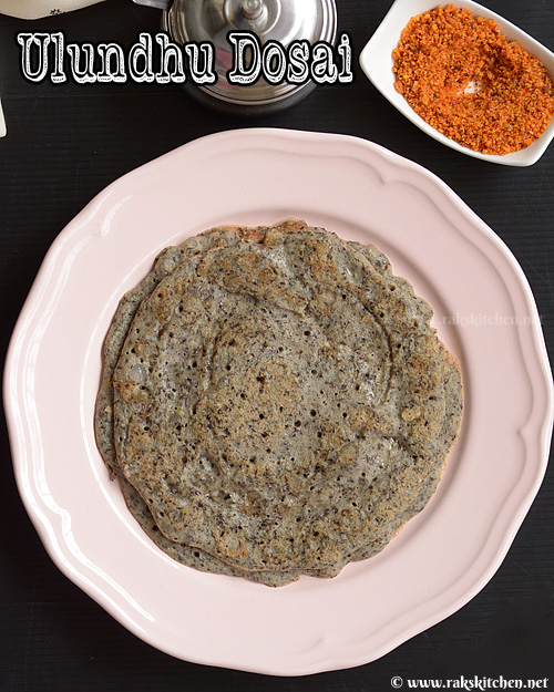 Karuppu ulundhu dosai recipe, ulundu dosa Raks Kitchen