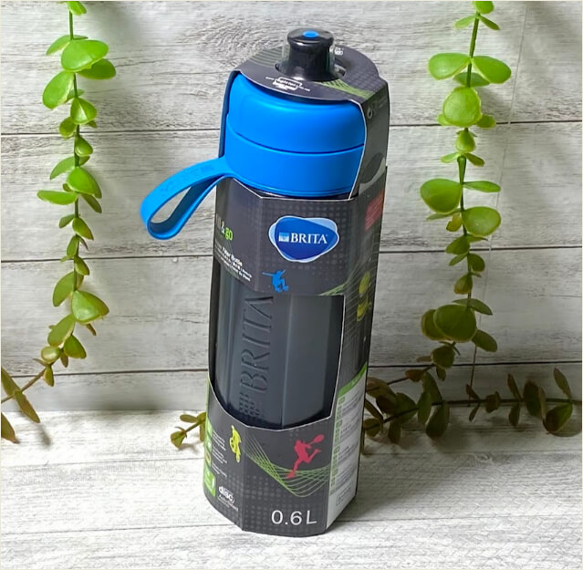 コストコ【浄水機能付きボトル】BRITA（ブリタ）のfill & goはフィルター付きで水道水が安心して飲める600ml水筒です。