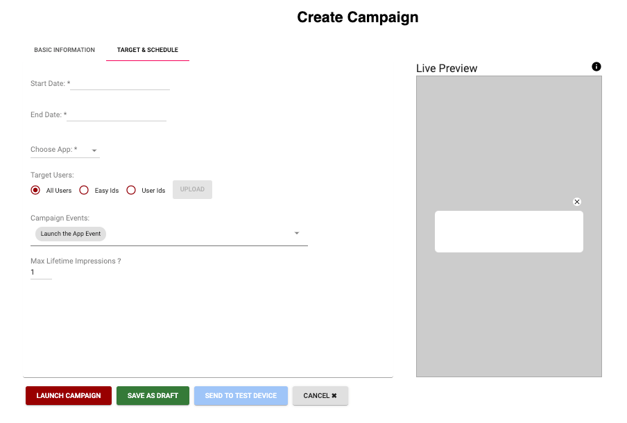 InApp Messaging In App Messaging SDK for Android